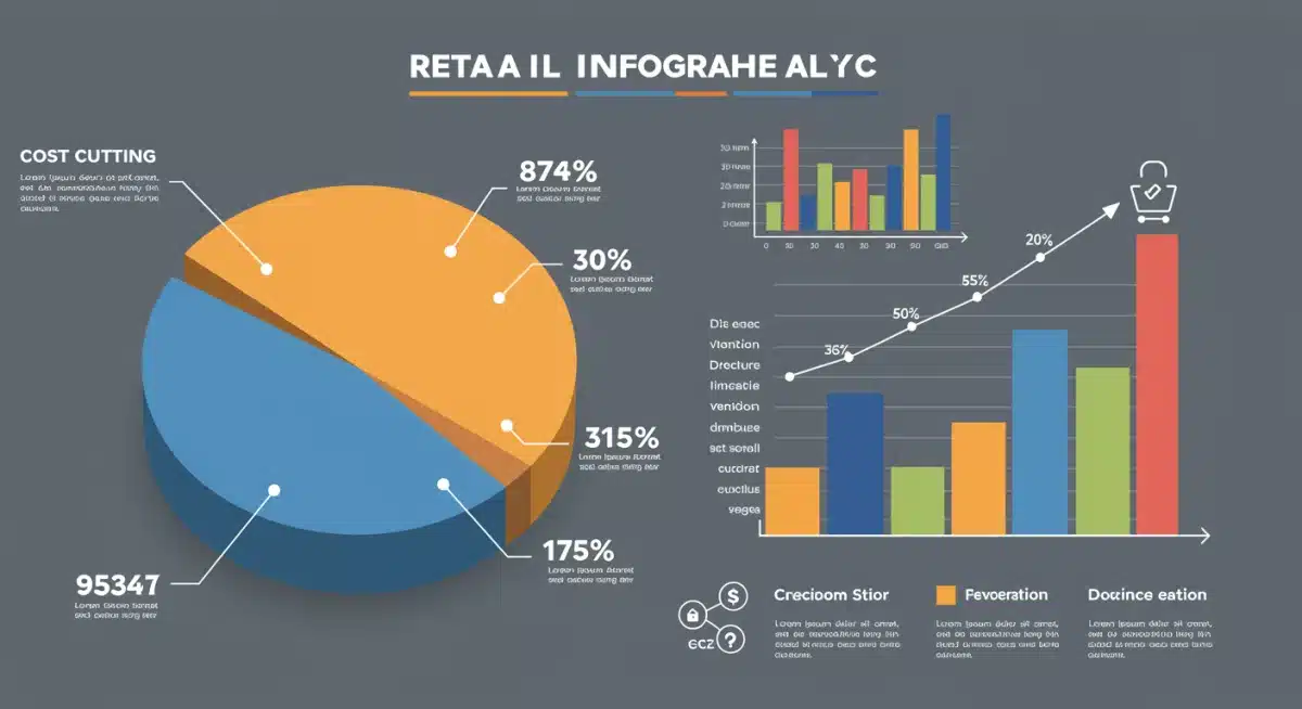 Infographic on cost cutting and revenue optimization for retailers