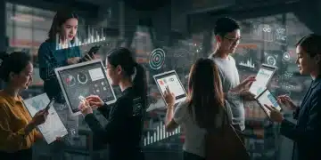 Data-driven marketing insights for identifying key retail consumer segments in 2025, showing diverse customer profiles and digital analytics.