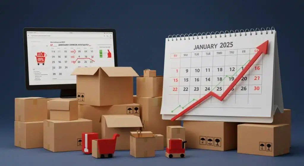 January 2025 E-commerce: Capitalizing on Post-Holiday Returns