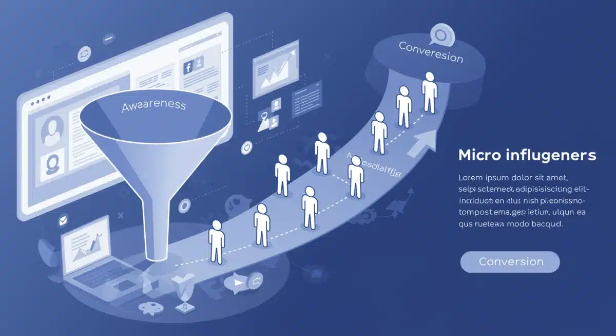 Micro-influencers guiding consumers through e-commerce conversion funnel