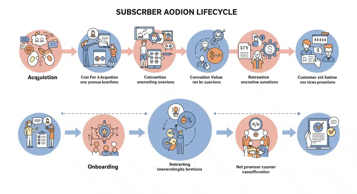 Customer journey map for subscription e-commerce